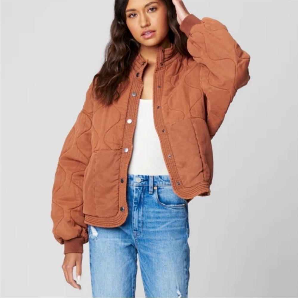 Blank NYC Chai Tea Quilted Jacket